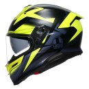 AGV K7 Glimpse Integral-Helm mattschwarz neongelb