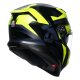 AGV K7 Glimpse Integral-Helm mattschwarz neongelb