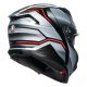 AGV K7 Jaeger Integral-Helm schwarz silber