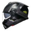 AGV K7 Kyber Integral-Helm matt grau neongelb