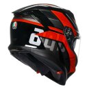 AGV K7 Taurax Integral-Helm schwarz rot
