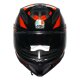 AGV K7 Taurax Integral-Helm schwarz rot