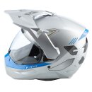 Klim X1 Alpha ECE, DOT Concept Endurohelm blau silber