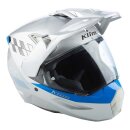 Klim X1 Alpha ECE, DOT Concept Endurohelm blau silber