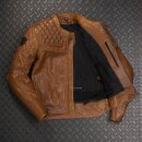 4SR Scrambler 2 Motorrad-Jacke Leder Cognac braun