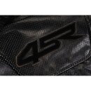 4SR Scrambler 2 Motorrad-Jacke Leder Petroleum dunkelblau
