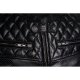 4SR Scrambler 2 Motorrad-Jacke Leder Petroleum dunkelblau