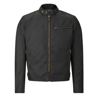 Belstaff Ariel Motorrad-Jacke wasserdicht schwarz