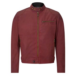 Belstaff Ariel Motorrad-Jacke wasserdicht Racing rot