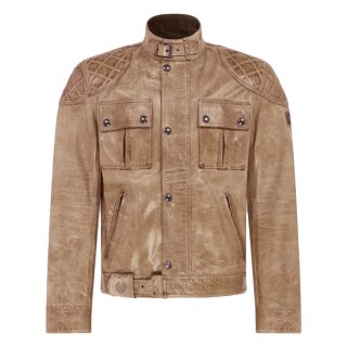 Belstaff Brooklands 2024 Motorrad-Jacke Birch hellbraun