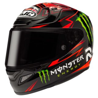 HJC Rpha 12 Quartararo Replica Black MC5 Helm Monster