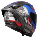 LS2 FF807 Dragon Trax Motorrad-Helm blau rot