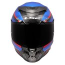 LS2 FF807 Dragon Trax Motorrad-Helm blau rot