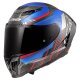 LS2 FF807 Dragon Trax Motorrad-Helm blau rot