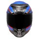 LS2 FF807 Dragon Trax Motorrad-Helm blau rot