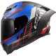 LS2 FF807 Dragon Trax Motorrad-Helm blau rot