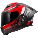 LS2 FF807 Dragon Trax Motorrad-Helm rot
