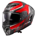 LS2 FF807 Dragon Trax Motorrad-Helm rot