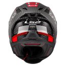 LS2 FF807 Dragon Trax Motorrad-Helm rot