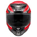 LS2 FF807 Dragon Trax Motorrad-Helm rot