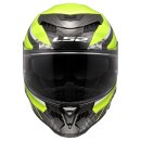 LS2 FF807 Dragon Trax Motorrad-Helm H-V neongelb