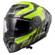 LS2 FF807 Dragon Trax Motorrad-Helm H-V neongelb
