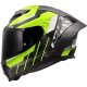 LS2 FF807 Dragon Trax Motorrad-Helm H-V neongelb