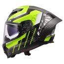 LS2 FF807 Dragon Trax Motorrad-Helm H-V neongelb