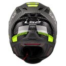 LS2 FF807 Dragon Trax Motorrad-Helm H-V neongelb