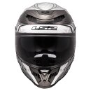 LS2 FF807 Dragon Enthum Motorrad-Helm silber