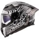 LS2 FF807 Dragon Enthum Motorrad-Helm silber