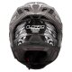 LS2 FF807 Dragon Enthum Motorrad-Helm silber