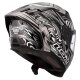 LS2 FF807 Dragon Enthum Motorrad-Helm silber