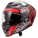 LS2 FF807 Dragon Enthum Motorrad-Helm rot