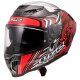 LS2 FF807 Dragon Enthum Motorrad-Helm rot