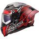 LS2 FF807 Dragon Enthum Motorrad-Helm rot