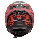 LS2 FF807 Dragon Enthum Motorrad-Helm rot