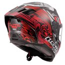LS2 FF807 Dragon Enthum Motorrad-Helm rot