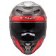 LS2 FF807 Dragon Enthum Motorrad-Helm rot