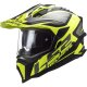 LS2 MX701 Explorer Alter Endurohelm mattschwarz neongelb