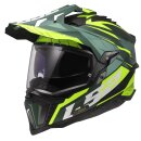 LS2 MX701 Explorer Spire Endurohelm grün neongelb