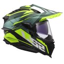 LS2 MX701 Explorer Spire Endurohelm grün neongelb