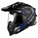 LS2 MX701 Explorer C Adventure Endurohelm blau