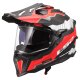 LS2 MX701 Explorer C Trick Endurohelm weiß rot