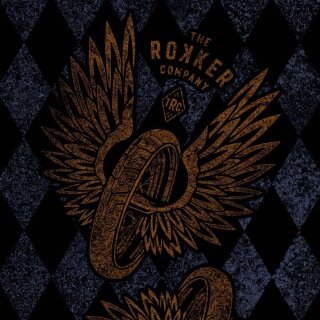 Rokker Tube Metal Works Halstuch blau schwarz