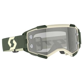 Scott Fury LS Crossbrille grau work kaki grün