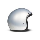 DMD Retro Ice Motorrad Jet-Helm silber