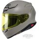 Shoei NXR2 Helm Uni Chalk Grey grau