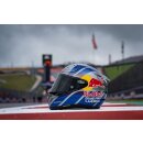 HJC Rpha 12 Red Bull Austin GP II Helm MC21 blau silber