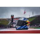 HJC Rpha 12 Red Bull Austin GP II Helm MC21 blau silber